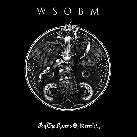 WHITE SNAKE OF BLACKENED MAZE - By The Rivers Of Heresy LP (Black/White Splatter Vinyl)