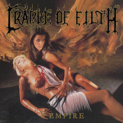 CRADLE OF FILTH - V Empire, Or Dark Faerytales In Phallustein LP (Transparent Orange/Black Marble Vinyl)