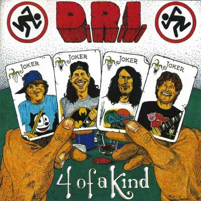 D.R.I. - 4 Of A Kind LP (White/Green Splatter Vinyl)