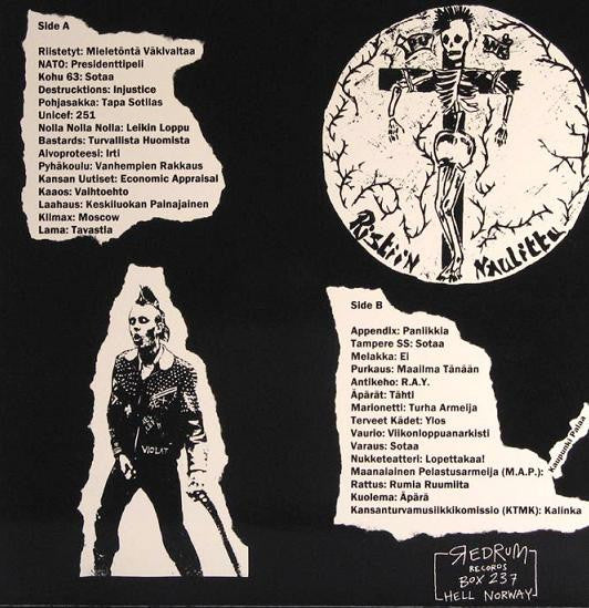 VARIOUS – Killed By Finnish Hardcore (Raw, Rare Hardcore '81-'85) LP (Black) OG 2003