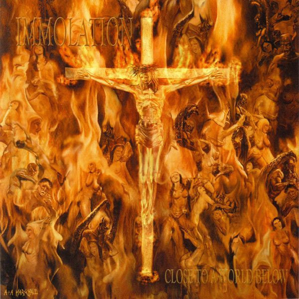 IMMOLATION - Close To A World Below LP (Fiery Orange Marble Vinyl)
