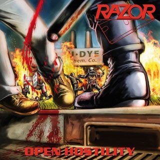 RAZOR - Open Hostility LP (Blue/Gold/Red Splatter Vinyl)