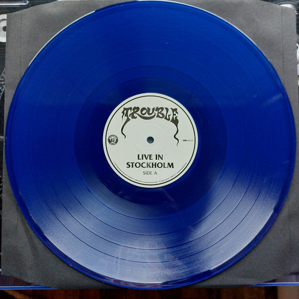 TROUBLE - Live in Stockholm 2-LP (Blue Transparent Vinyl)