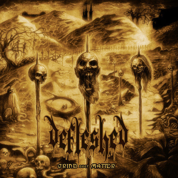 DEFLESHED - Grind Over Matter LP (Blood Splatter Vinyl)