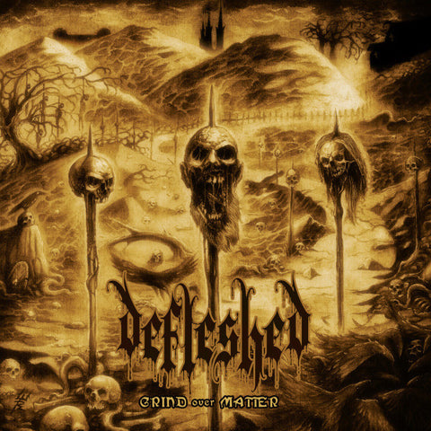 DEFLESHED - Grind Over Matter LP (Blood Splatter Vinyl)