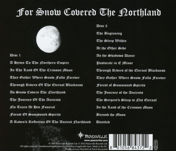 ANCIENT WISDOM – For Snow Covered The Northland 2-CD