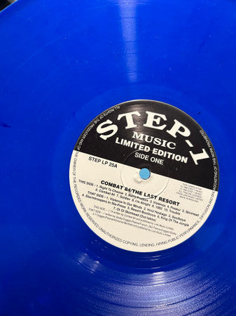 COMBAT 84 / THE LAST RESORT – Death Or Glory LP (Blue Vinyl) OG 1996