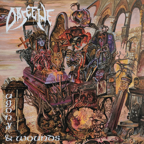 OBSCENE - Agony & Wounds LP (Violet Vinyl)