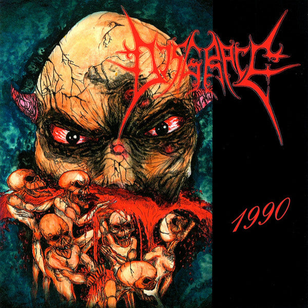 DISGRACE - 1990 LP (Transparent Red Vinyl)