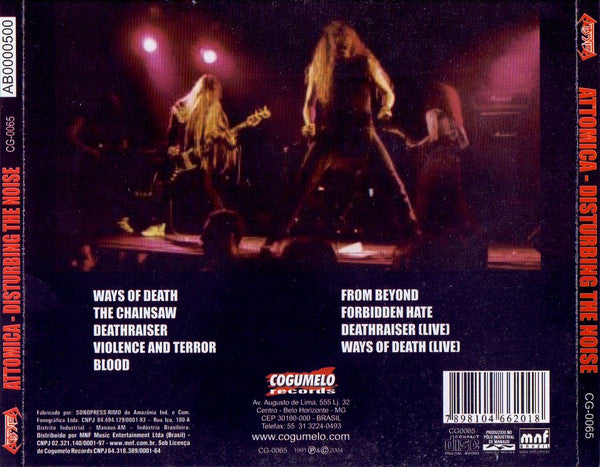 ATTOMICA – Disturbing The Noise CD OG 2004