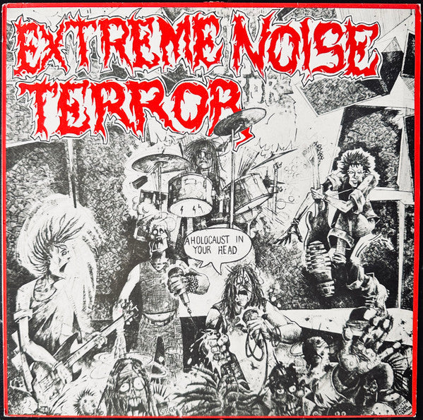 EXTREME NOISE TERROR – A Holocaust In Your Head LP (Black Vinyl) OG 1989