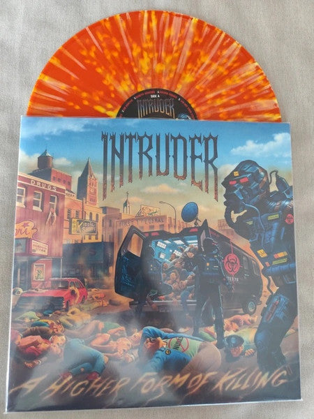 INTRUDER – A Higher Form Of Killing Gatefold-LP (Orange Yellow Splatter Vinyl)