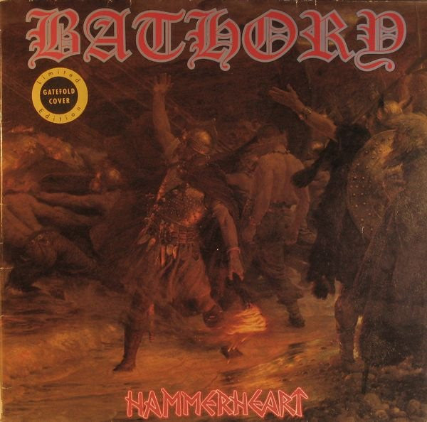 BATHORY – Hammerheart LP (Black Vinyl) OG 1990 South-Korea