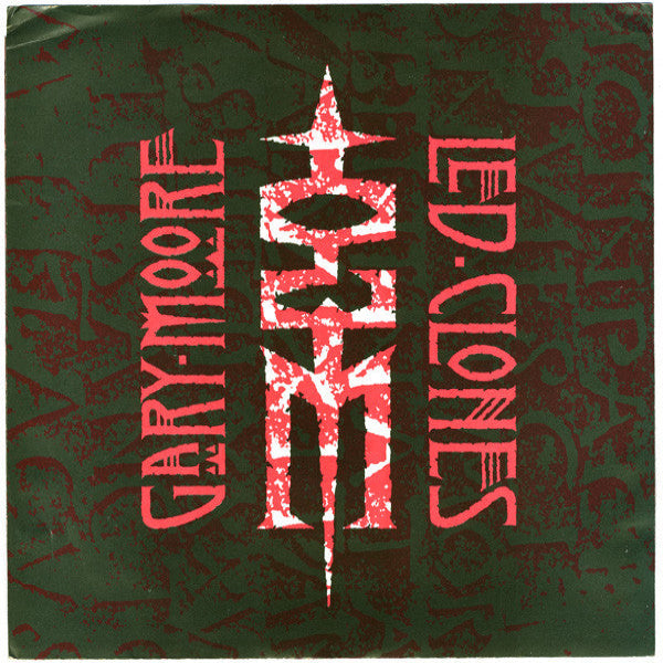 GARY MOORE & OZZY OSBOURNE - Led Clones 7" (Black Vinyl) (1989 Press)
