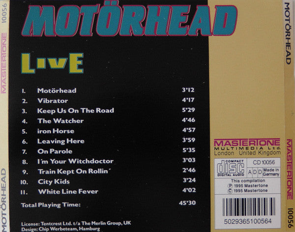 MOTÖRHEAD – Live CD OG 1995