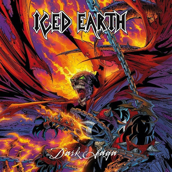 ICED EARTH - The Dark Saga LP (Splatter Vinyl)