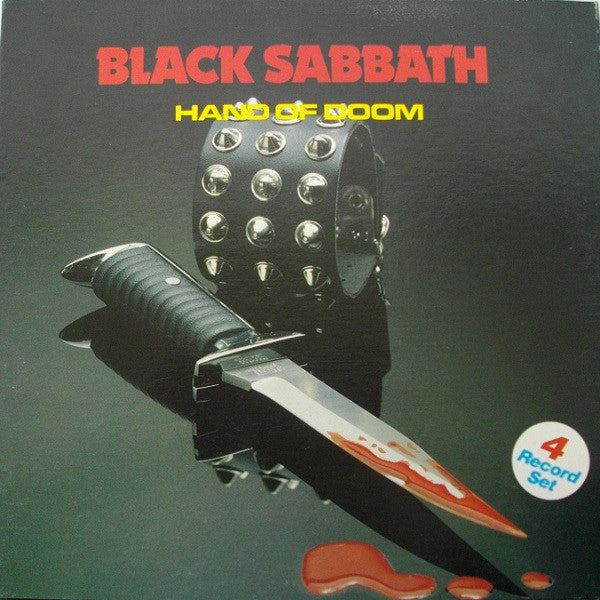 BLACK SABBATH - Hand Of Doom 4-LP (Black Vinyl) Boxset (1984 Press)