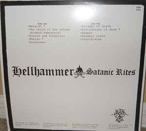 HELLHAMMER – Satanic Rites LP (Grey Silver Vinyl) OG ???