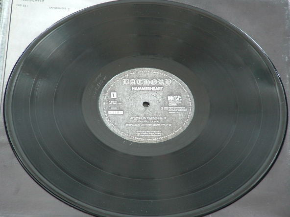 BATHORY – Hammerheart LP (Black Vinyl) OG 1990 South-Korea
