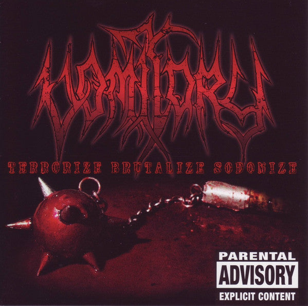 VOMITORY – Terrorize Brutalize Sodomize CD