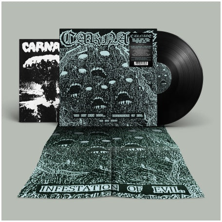 CARNAGE - The Day Man Lost... / Infestation Of Evil - The 1989 Demos LP (Black Vinyl)