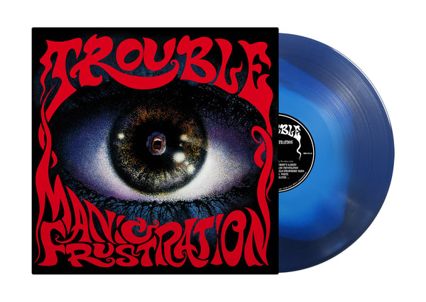 TROUBLE - Manic Frustration LP (Bone In Transparent Blue Vinyl)