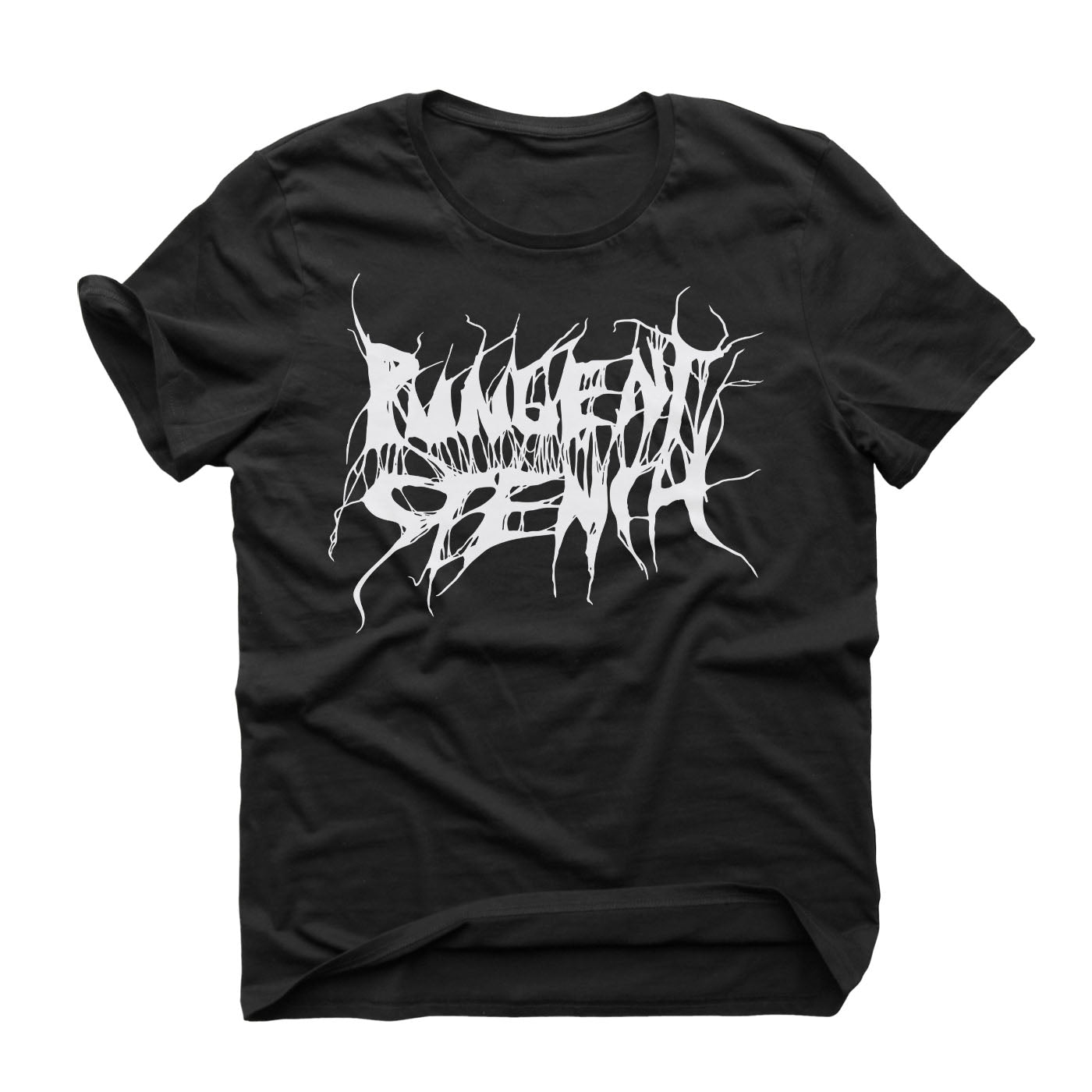 PUNGENT STENCH - Logo (White on Black) T-Shirt (Pre-order)