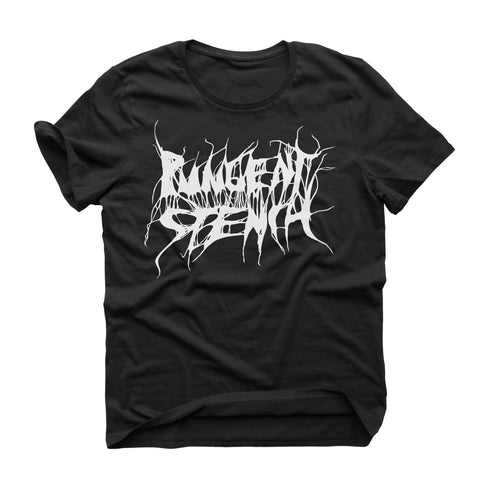 PUNGENT STENCH - Logo (White on Black) T-Shirt (Pre-order)
