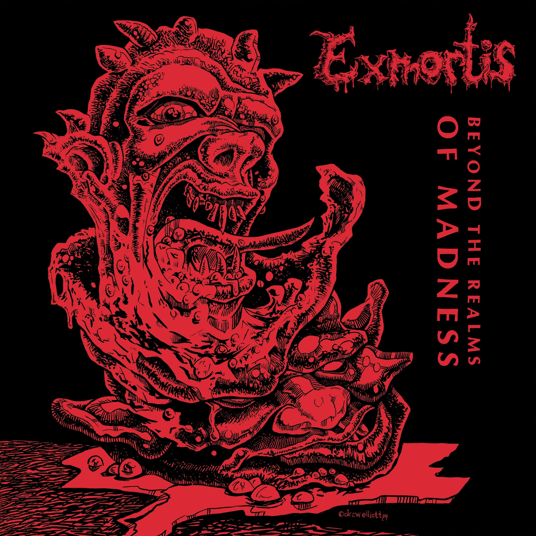 EXMORTIS - Beyond The Realms Of Madness LP (Transparent Red/Black