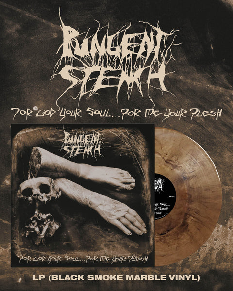 PUNGENT STENCH - For God Your Soul... For Me Your Flesh LP (Black Smoke Marble Vinyl) (Pre-order)