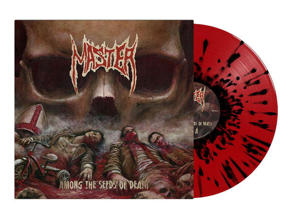 MASTER - Among The Seeds Of Death LP (Transparent Red/Black Splatter Vinyl) (pre-order)
