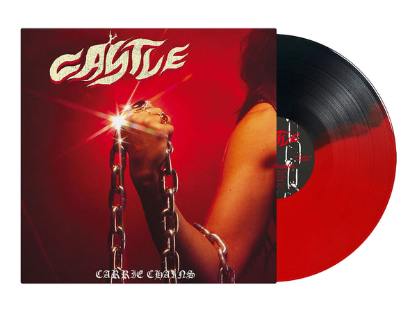 CASTLE - Carrie Chains LP (Black/Red Split Vinyl) (Pre-order)