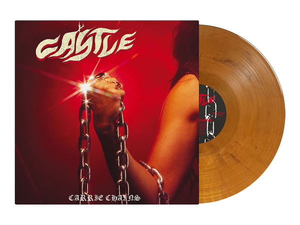 CASTLE - Carrie Chains LP (Orange Black Marble Vinyl) (Pre-order)