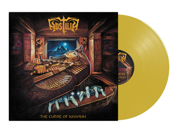 HOSTILIA - The Curse Of Khamun LP (Transparent Yellow Vinyl) (Pre-order)