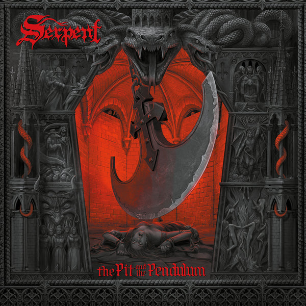 SERPENT - The Pit and the Pendulum LP (Transparent Red Vinyl) (Pre-order)