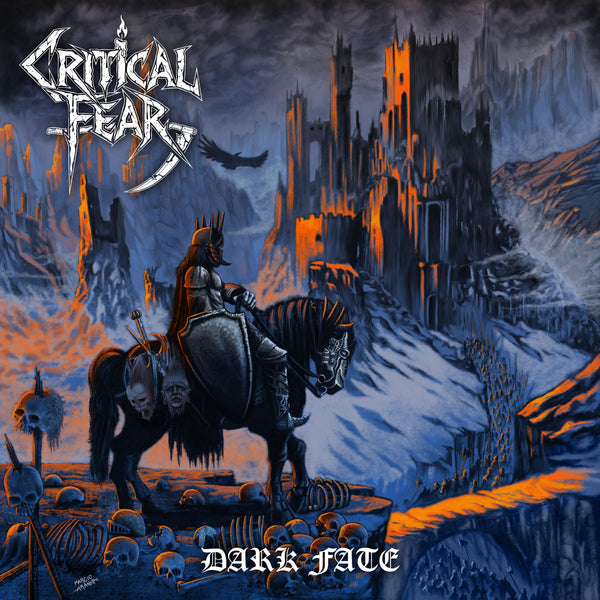 CRITICAL FEAR - Dark Fate LP (Orange/Black Marble Vinyl) (Pre-order)
