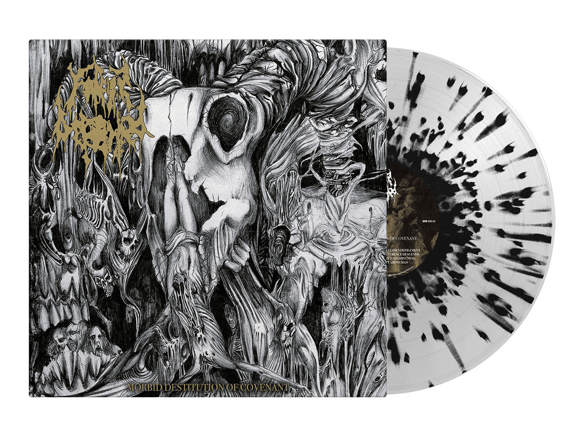 FATHER BEFOULED - Morbid Destitution Of Covenant LP (Clear/Black Splatter Vinyl)