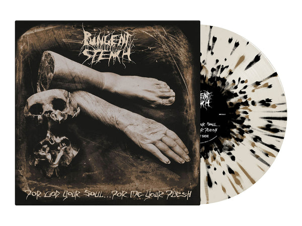 PUNGENT STENCH - For God Your Soul... For Me Your Flesh LP (Creme/Black/Gold Splatter Vinyl) (Pre-order)