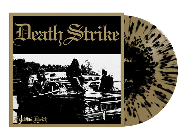 DEATHSTRIKE - Fuckin' Death LP (Gold/Black Splatter Vinyl)