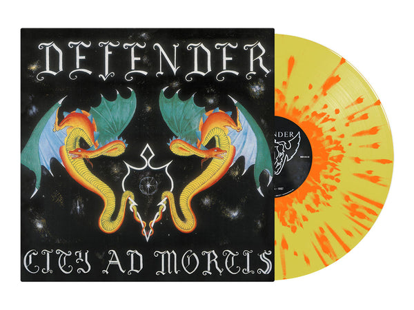 DEFENDER - City Ad Mortis LP (Yellow/Orange Splatter Vinyl)