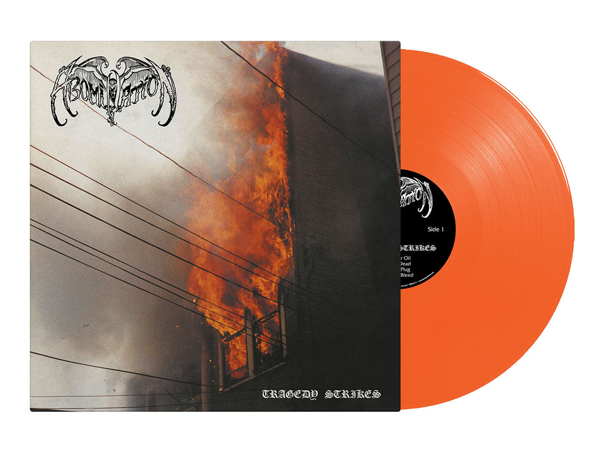 ABOMINATION - Tragedy Strikes LP (Transparent Orange Vinyl)