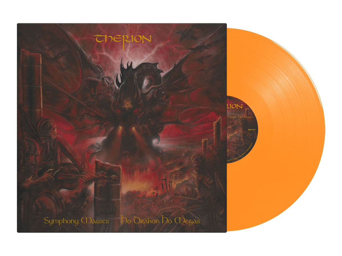 THERION - Symphony Masses - Ho Drakon Ho Megas LP (Orange Vinyl)
