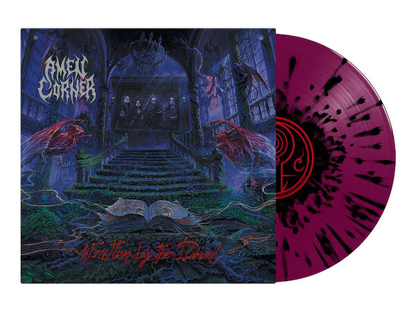 AMEN CORNER - Written By The Devil LP (Transparent Purple/Black Splatter Vinyl)